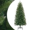 vidaXL Dirbtinė Kalėdų eglutė 150 cm PVC, PE ir plienas Žalia