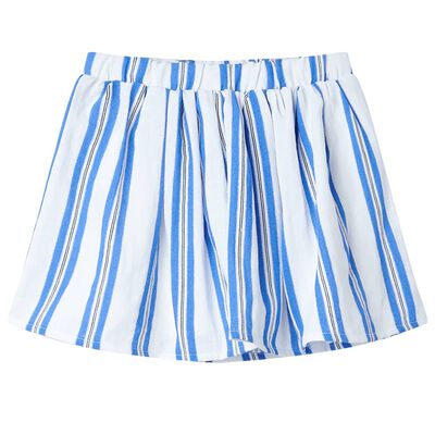 Vaikiškas sijonas, kobalto mėlynos ir baltos spalvos, 92 dydžio