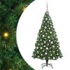 vidaXL Dirbtinė Kalėdų eglutė Žalia 180 cm PVC ir Plienas ir Plastikas