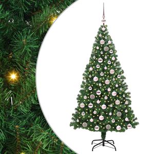 vidaXL Dirbtinė Kalėdų eglutė Žalia 180 cm PVC ir Plienas ir Plastikas