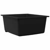 vidaXL Virtuvės kriauklė Juoda 38 x 44 x 20 cm Granitas