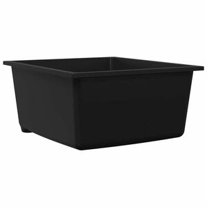 vidaXL Virtuvės kriauklė Juoda 38 x 44 x 20 cm Granitas