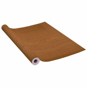 vidaXL Lipni plėvelė baldams, ąžuolo spalvos, 500x90cm, PVC