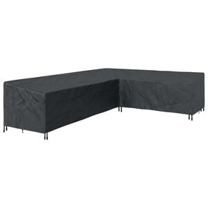 vidaXL Baldų uždangalas 355 x 275 x 80 cm 210D Oksfordo audinys Juodas