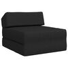 vidaXL Sulankstomas Sofos Lova Juoda 60 x 70 x 41 cm Audinys