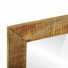 vidaXL Vonios veidrodis Ruda 50 x 22 x 70 cm Kietas mango medis