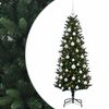 vidaXL Dirbtinė Kalėdų eglutė su burbulais 120 cm 150 LED &Scaron;ilta balta