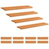 vidaXL Laiptų pakopos 12 vnt. 110 x 25 x 2 cm &Scaron;viesiai rudas
