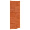 vidaXL Tvarto durys Va&scaron;ko ruda 90 x 208 cm Pu&scaron;ies medienos masyvas