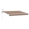 vidaXL I&scaron;traukiama markizė Taupe 500 &times; 300 cm Poliesteris