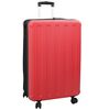 vidaXL Lagaminas su užraktu Raudona 50 x 30 x 76 cm ABS plastikas