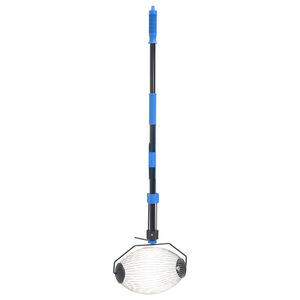 vidaXL Rie&scaron;utų rinktuvas, mėlynos spalvos, 127cm, plienas