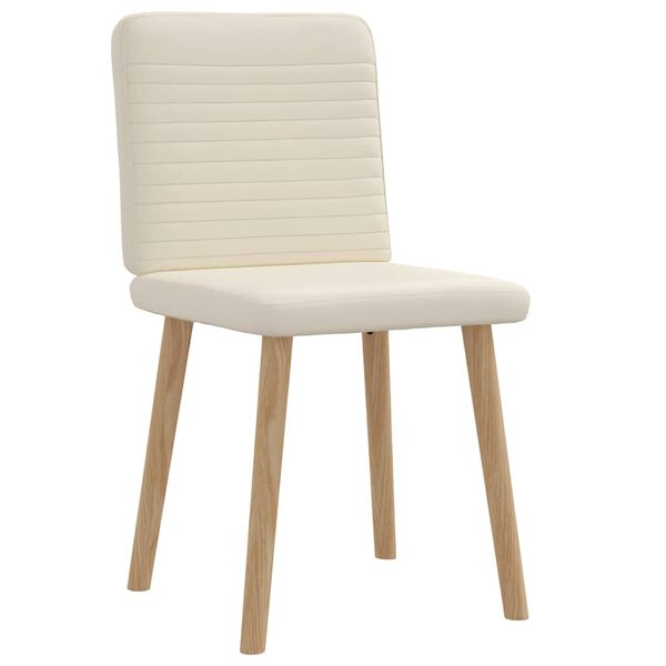 vidaXL Valgomojo kėdės, 2vnt., linas