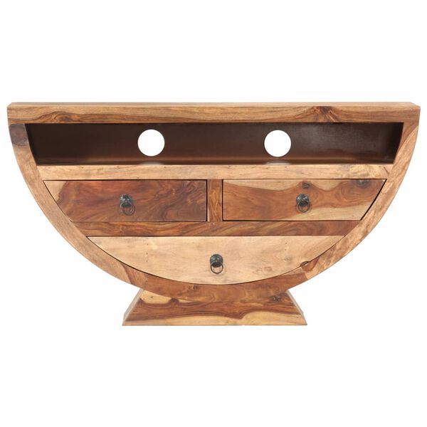 vidaXL TV spintelė, 100x30x52cm, rausvosios dalbergijos masyvas