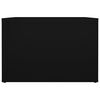 vidaXL Naktinis staliukas, juodas, 57x55x36cm, apdirbta mediena