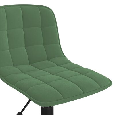 vidaXL Pasukamos valgomojo kėdės, 4vnt., tamsiai žalios, aksomas