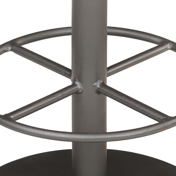 vidaXL Baro taburetė, baltintos rudos spalvos, tikra oda