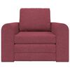 vidaXL Sofa lova Vyno raudona 98 x 71 x 83 cm audinys