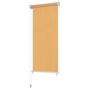 vidaXL Lauko roletas, 65 (plotis) x 140 (auk&scaron;tis) cm, smėlio spalvos