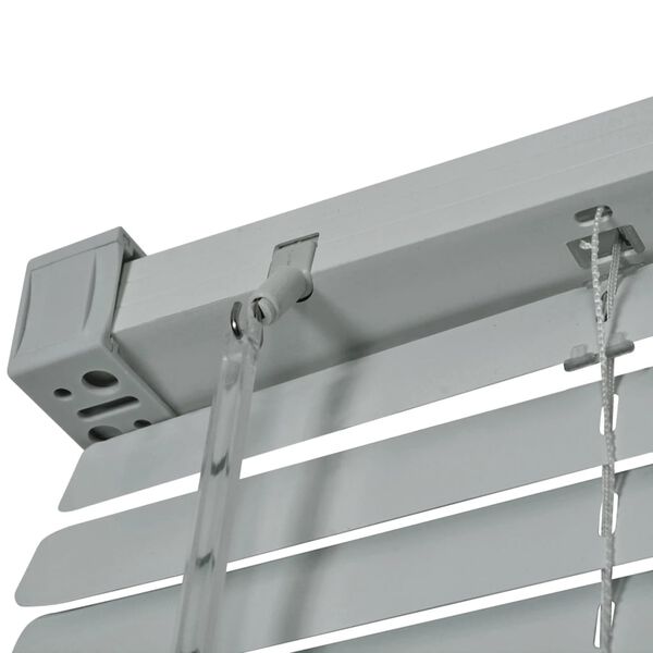 vidaXL Žaliuzės, aliuminis, 140 x 160 cm, sidabro spalvos