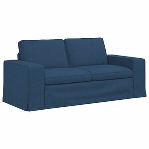 vidaXL Sofa Mėlyna 182 x 80 x 82 cm audinys