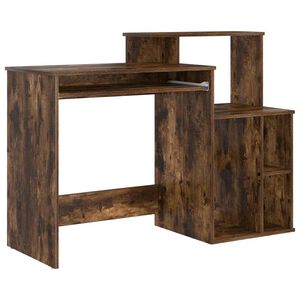 vidaXL Stalas Rūkyta ąžuolas 120,5 x 44 x 88,5 cm Apdirbta mediena