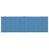 vidaXL Saulės gulto čiužinukas, mėlynas, 186x58x4cm, audinys