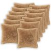 vidaXL Pagalvėlės užvalkalas 12 pcs HEERLEN Taupe 45 x 45 cm