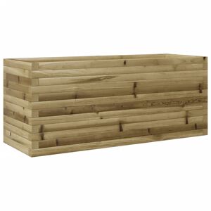 vidaXL Sodo lovelis, 110x40x45,5cm, impregnuota pu&scaron;ies mediena