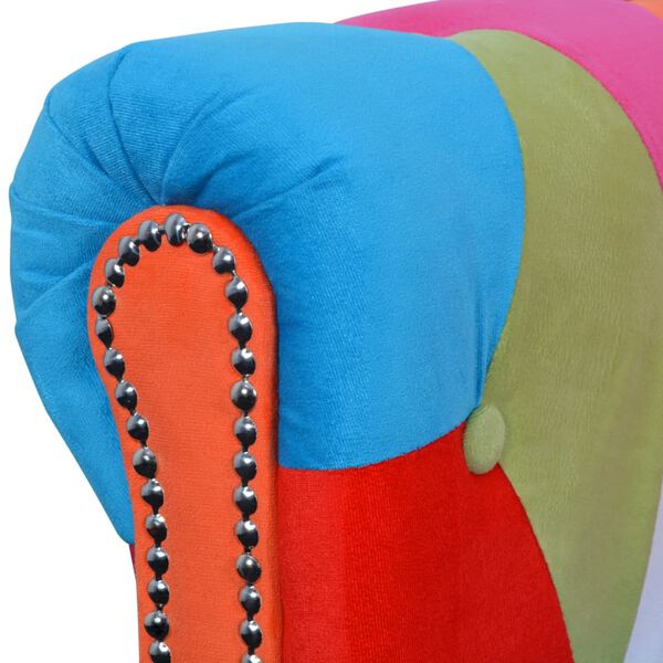 vidaXL Chesterfield dvivietė sofa, audinys