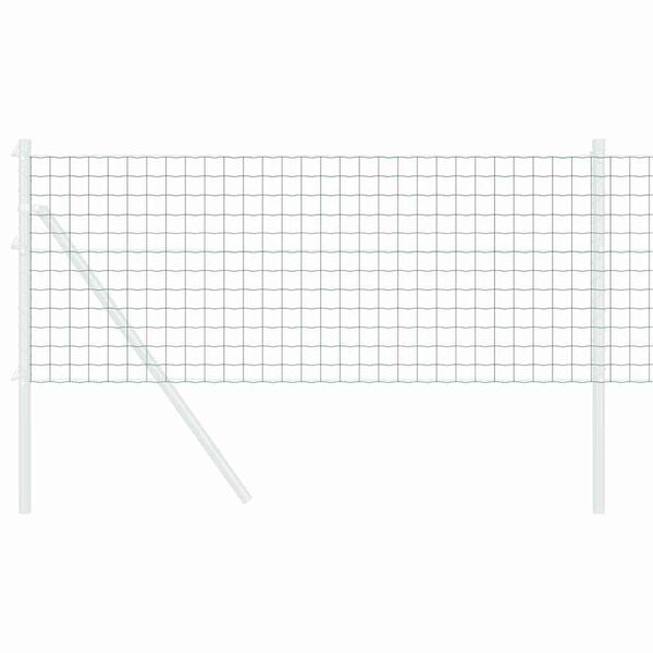 vidaXL Euro tvora Žalia 0,4 x 25 m PVC padengta geležis