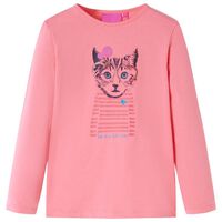 Vaikiški marškinėliai ilgomis rankovėmis, rožiniai, 92 dydžio