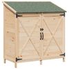 vidaXL Sodo Sandėlys Natūrali 106 x 56 x 113,5 cm