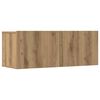 vidaXL 7 dalių sieninis televizoriaus spintelės komplektas Artisan Oak
