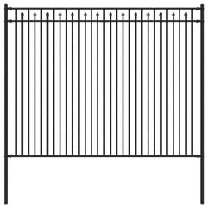 vidaXL Dygliuota tvora Juoda 200 x 200 cm