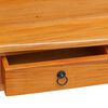 vidaXL Konsolinis stalas su stalčių Natūrali 115 x 32 x 76 cm
