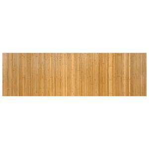 vidaXL Kilimas, natūralios spalvos, 60x200cm, bambukas, stačiakampis