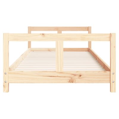 vidaXL Vaikiškos lovos rėmas, 80x200cm, pušies medienos masyvas
