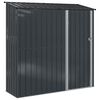 vidaXL Sodo pa&scaron;iūrės Antracitas 203,5 x 73 x 200 cm Metalas