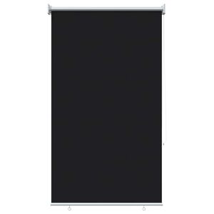 vidaXL Lauko ritininė žaliuzė UV apsaugai Juoda 100 x 230 cm (P x A)