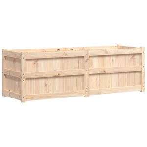 vidaXL Sodo lovelis, 150x50x50cm, pu&scaron;ies medienos masyvas
