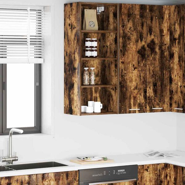 vidaXL Pakabinama spintelė Rūkyta ąžuolas 40 x 29,5 x 100 cm