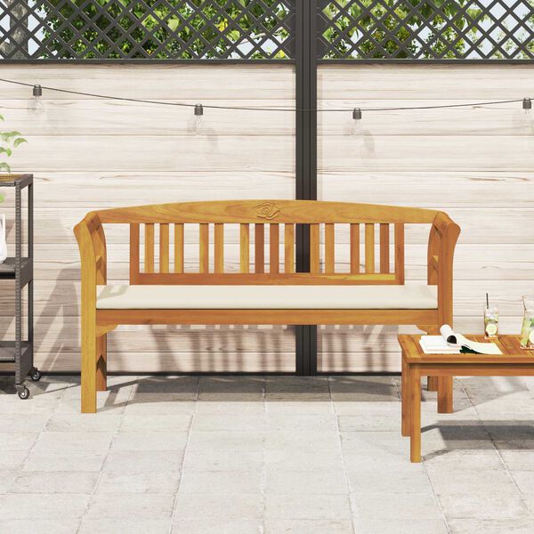 vidaXL Rožių suolas Natūralus 157 x 46 x 82,5 cm