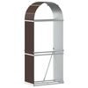 vidaXL Malkų stovas, rudas, 80x45x190 cm, galvanizuotas plienas