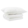 vidaXL Antklodės ir pagalvių rinkinys 2 pcs 135x200 cm Vasara 140 GSM