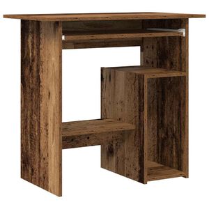 vidaXL Ra&scaron;omasis stalas, medienos, 80x45x74cm, apdirbta mediena