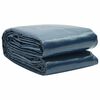 vidaXL Saulę sugerianti baseino plėvelė, juoda/mėlyna, 455cm, PE