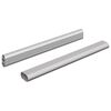 vidaXL Spintos strypas 2 vnt. Sidabro 264 x 15 x 29 mm