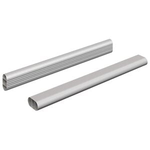 vidaXL Spintos strypas 2 vnt. Sidabro 264 x 15 x 29 mm