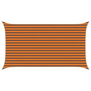vidaXL Saulės burė Oranžinė ir ruda 4,5 x 2,5 m